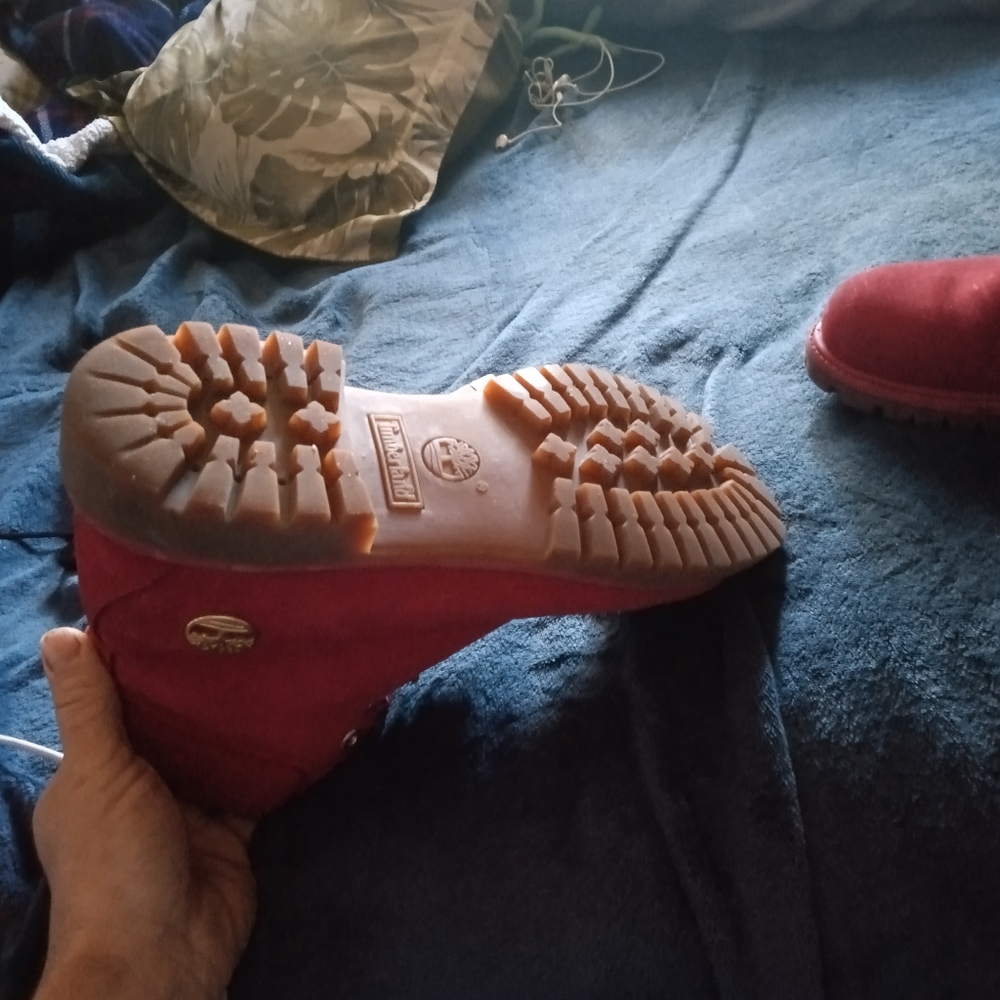 Ruby Red Timberland Premium Boots - image 4